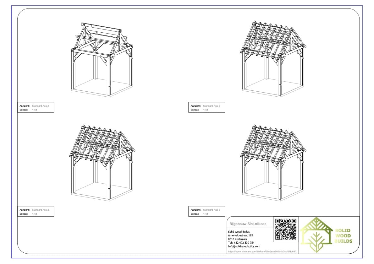 Eiken bijgebouw Sint-Niklaas | Authentieke en compacte massieve houtbouw - 2,4m x 2,4m 4 Eiken bijgebouw Sint-Niklaas | Authentieke en compacte massieve houtbouw - 2,4m x 2,4m - Afbeelding 4