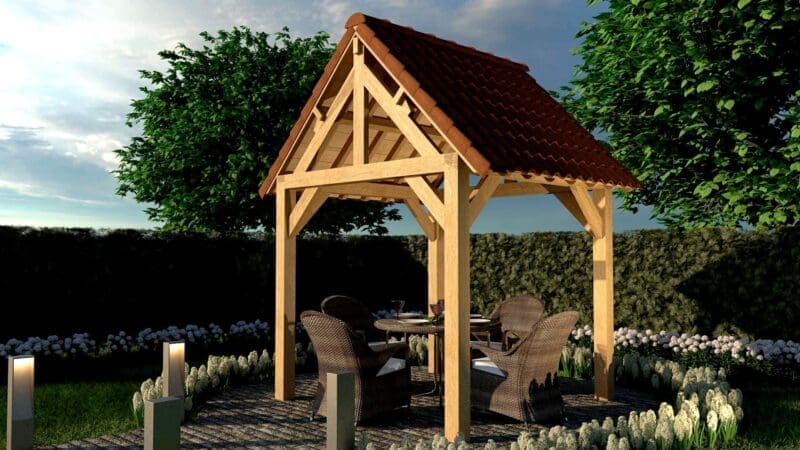 Dennen bijgebouw Sint-Niklaas – Compacte elegantie met natuurlijke frisheid - 2,4m x 2,4m - Afbeelding 2