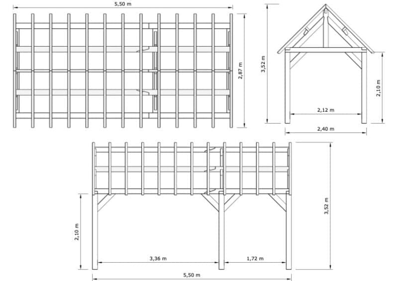 Douglas bijgebouw Oostende – Compact en warm van uitstraling - 5,5m x 2,87m - Afbeelding 2