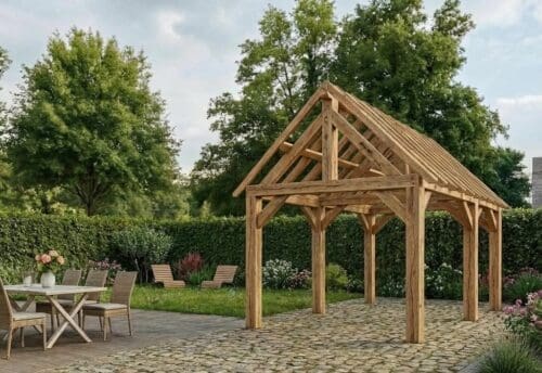 eiken bijgebouw oostende