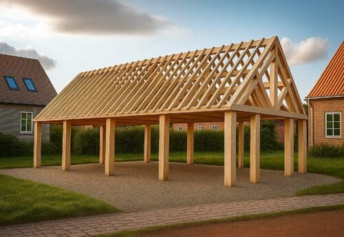 eiken bijgebouw roeselare