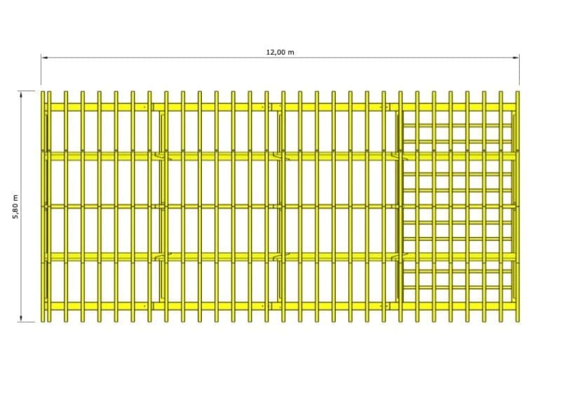 Eiken bijgebouw Roeselare - Krachtig in traditionele massieve houtbouw - 12 x 5m - Afbeelding 2