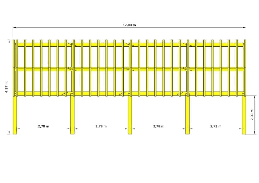 Douglas bijgebouw Roeselare – Royale constructie met warme uitstraling - 12 x 5m 3 Douglas bijgebouw Roeselare – Royale constructie met warme uitstraling - 12 x 5m - Afbeelding 3