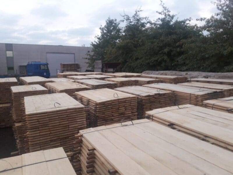 Onderdak planchetten tand-en-groef – 15 mm dik, 133 mm nuttig – in den, douglas, eik of Heritage Eik - Afbeelding 2