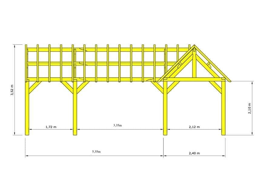 Dennen bijgebouw Antwerpen – Tijdloos paviljoen met natuurlijke frisheid - 7,75 x 11m 4 Dennen bijgebouw Antwerpen – Tijdloos paviljoen met natuurlijke frisheid - 7,75 x 11m - Afbeelding 4
