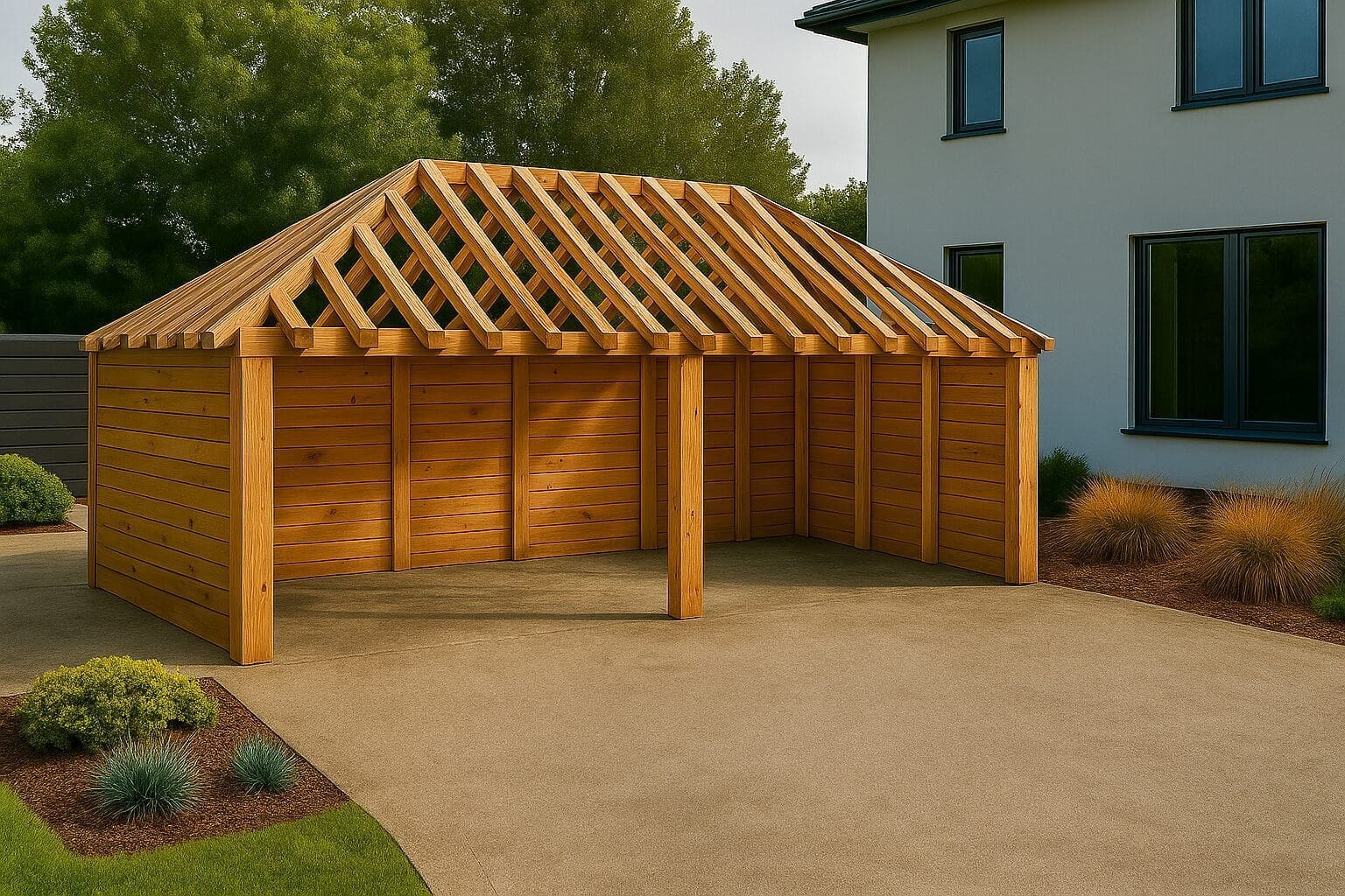 Douglas bijgebouw Nieuwpoort - Duurzaam vakmanschap met tijdloze uitstraling - 8 x 4m 1 douglas bijgebouw nieuwpoort