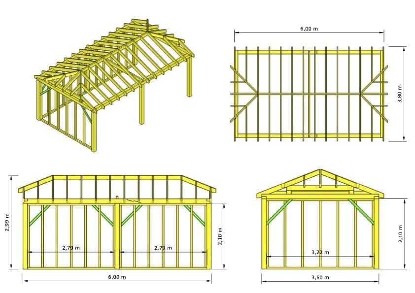 Eiken bijgebouw Tielt - Stijlvol poolhouse voor luxe buitenleven - 6m x 3,5m 2 Eiken bijgebouw Tielt - Stijlvol poolhouse voor luxe buitenleven - 6m x 3,5m - Afbeelding 2