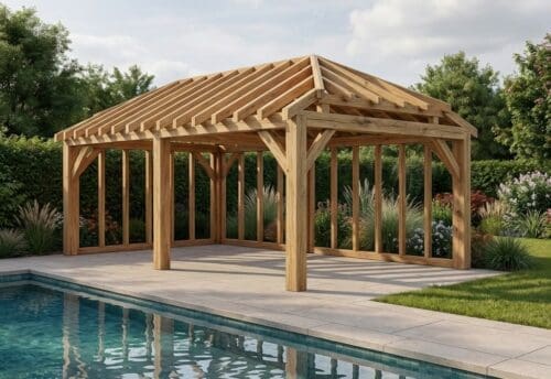 eiken bijgebouw tielt