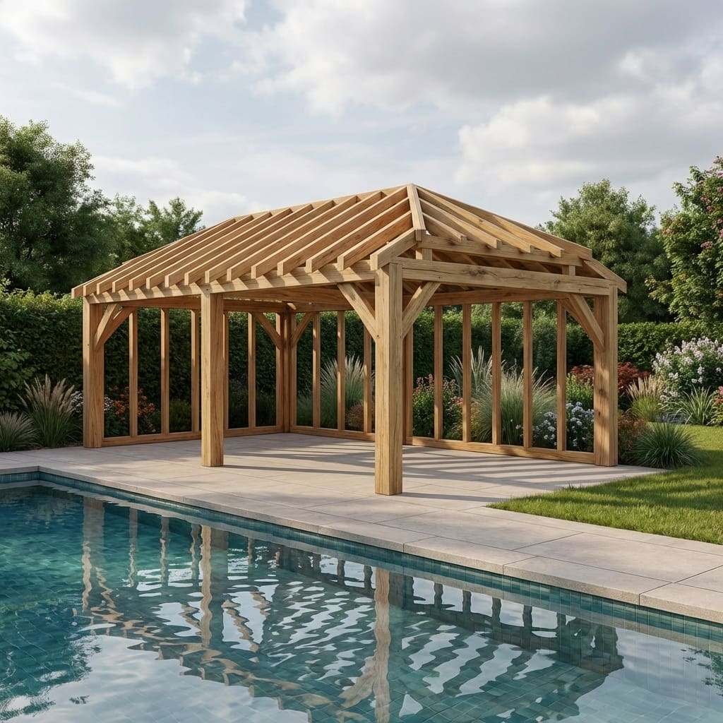 eiken bijgebouw tielt