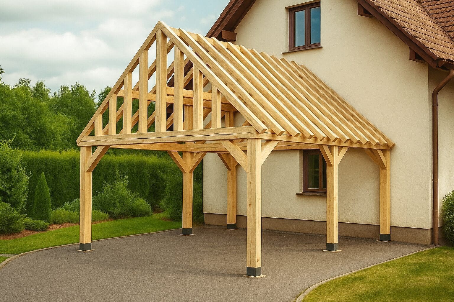 Dennen bijgebouw Turnhout - Compact paviljoen met frisse uitstraling | 4 x 6m 1 dennen bijgebouw turnhout