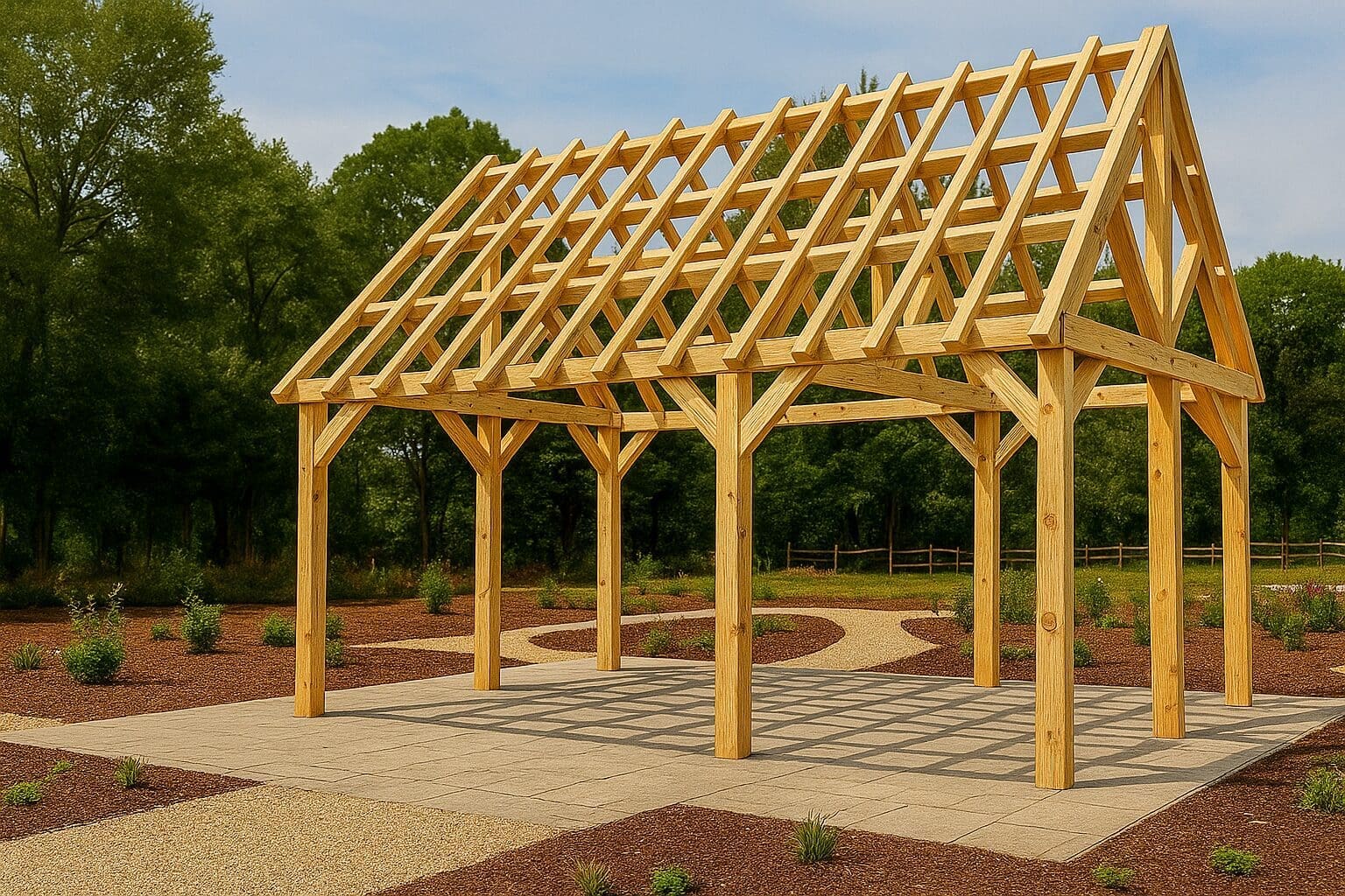 Dennen bijgebouw Aalst – Karakter met natuurlijke uitstraling - 5,5m x 4m 1 dennen bijgebouw aalst