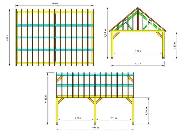 houten bijgebouw turnhout afmetingen