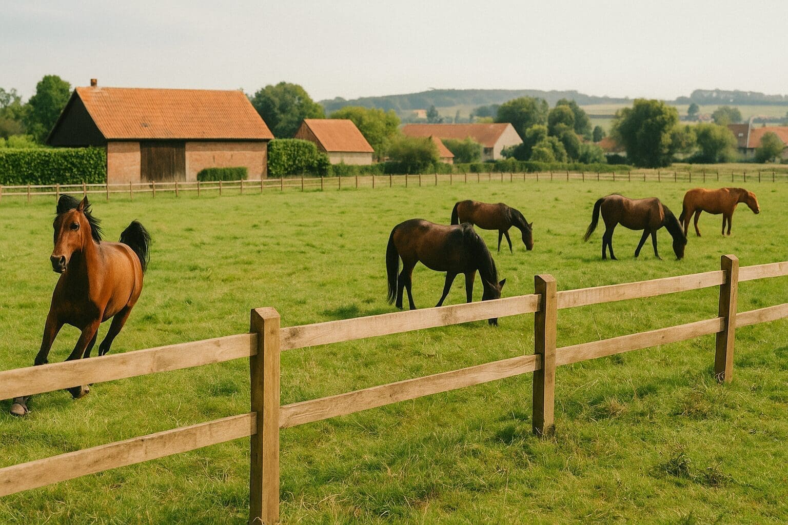 Weideomheining Classic Eik – Traditionele klasse in massief eikenhout 3 Weideomheining Classic Eik – Traditionele klasse in massief eikenhout - Afbeelding 3