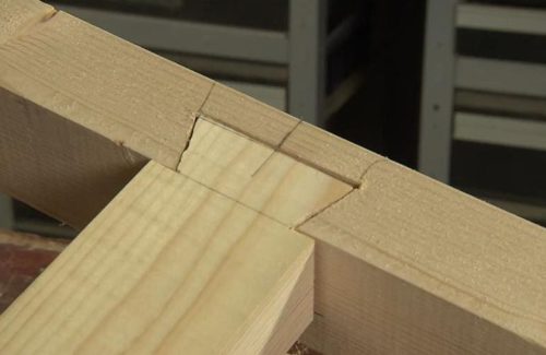 eiken bijgebouw zwalustaartverbinding