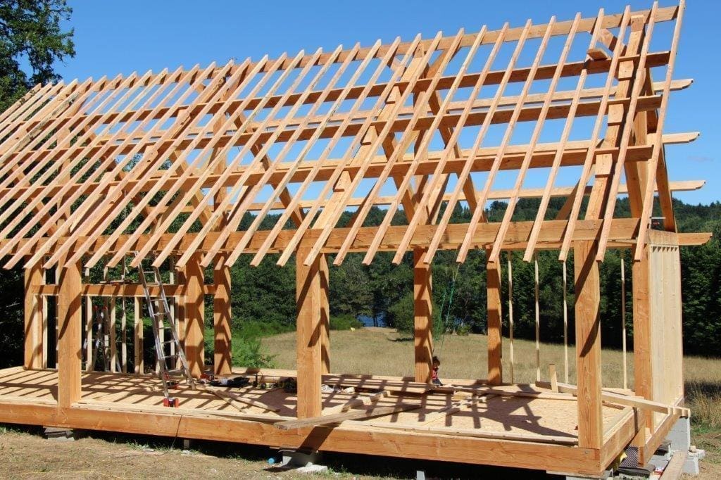structure en chêne