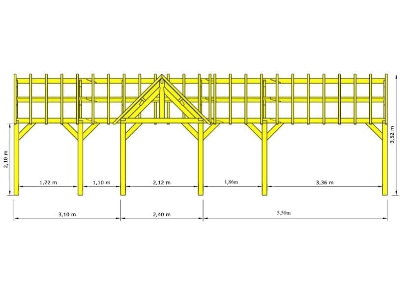 Annexe Douglas Lille – Pavillon extérieur luxueux à l'ambiance chaleureuse – 7,75 x 11 m – Image 3