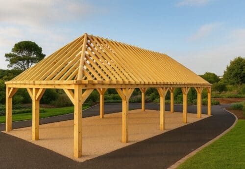 annexe en pin Bordeaux