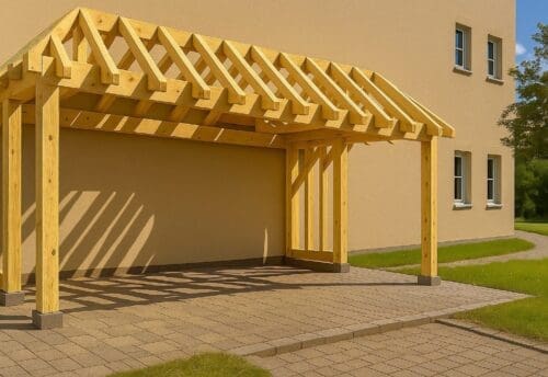 Annexe en pin Montpellier