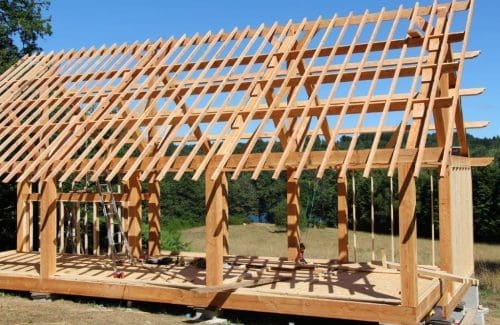 structure en chêne