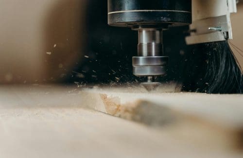 structure en chêne avec cnc