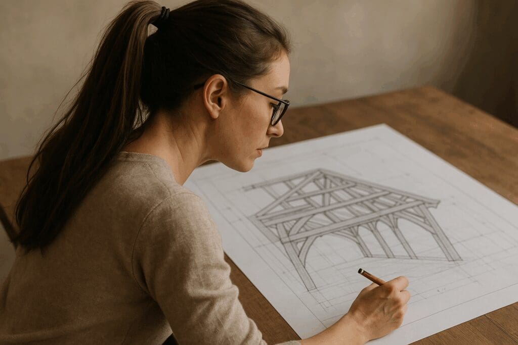 eiken bijgebouw op maat