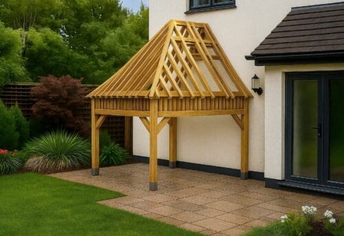 eiken bijgebouw geraardsbergen