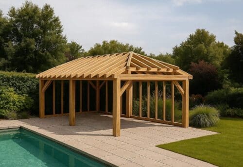 eiken bijgebouw tielt