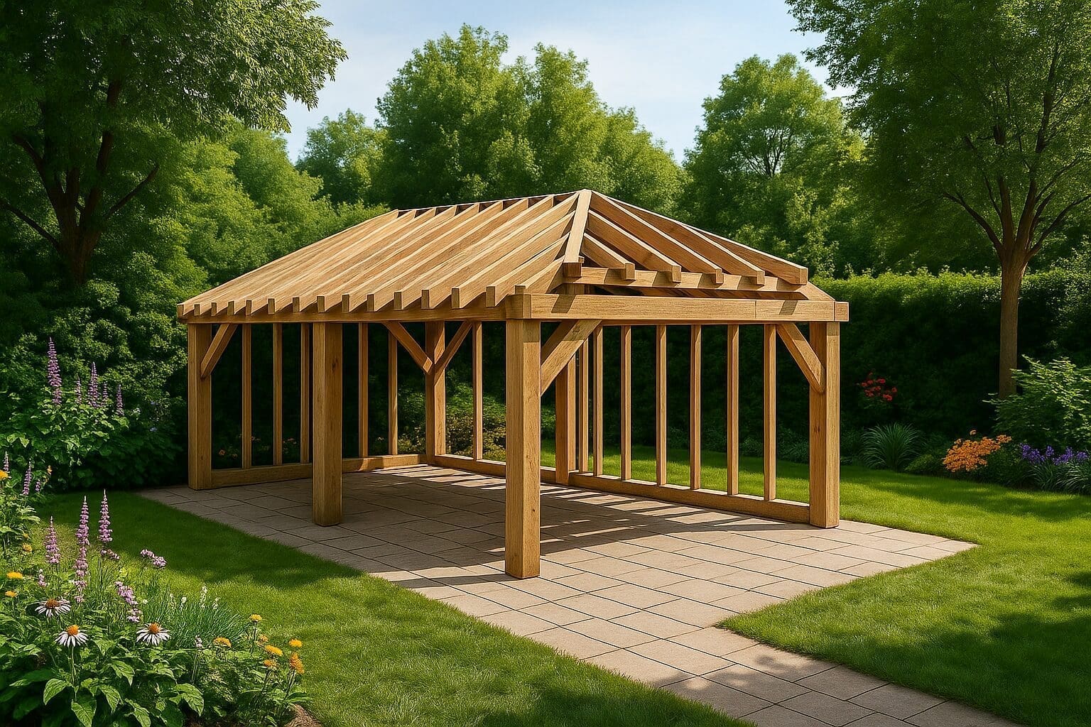 Douglas bijgebouw Tielt - Warme uitstraling en flexibel gebruik - 6m x 3,5m 1 douglas bijgebouw tielt