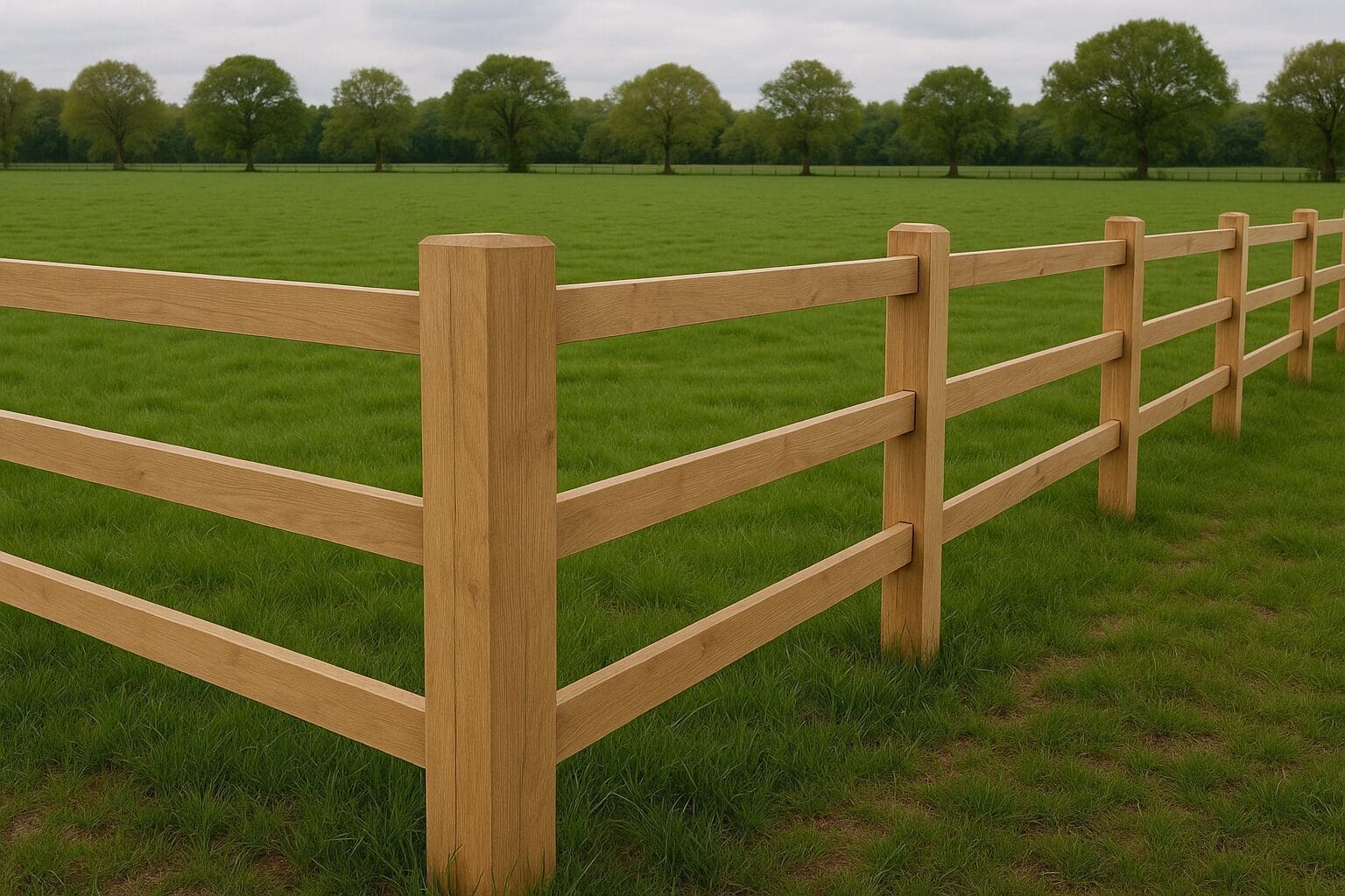 weideomheining in eik