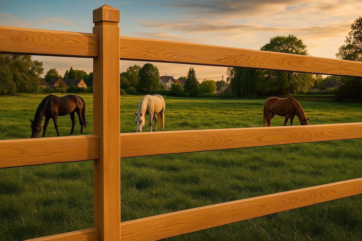 Weideomheining Prestige Eik – Exclusieve luxe in massief eikenhout - Afbeelding 3